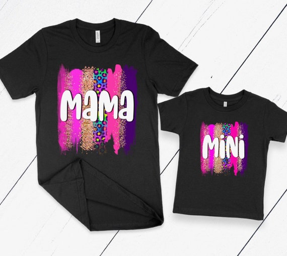 Cool Mama & Mini Splatter Tee Cool Mama & Mini Splatter Tee