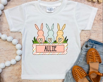 HTV transfer - DIY Transfers - Easter bunnies - Easter transfer with name - Kids Easter bunnies
