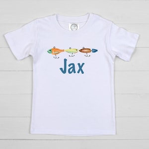 HTV transfer - DIY Transfer - fishing lure trio - kids - personalized