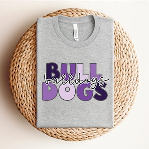 HTV transfer - DIY Transfer - Purple bulldogs - game day - basketball - football - bulldogs - mascots