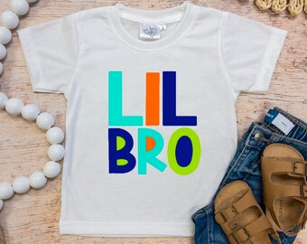 HTV transfer - DIY Transfer- lil bro- boy- bright colors