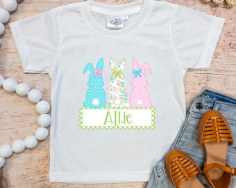 HTV transfer - DIY Transfers - Easter bunnies - Easter transfer with name - Kids Easter bunnies