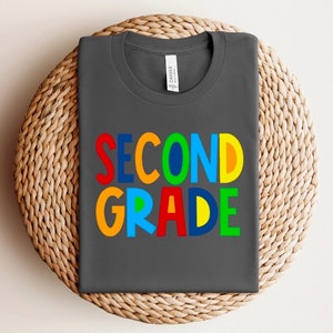 HTV transfer - DIY Transfer - second grade - colorful - kids - teacher - school