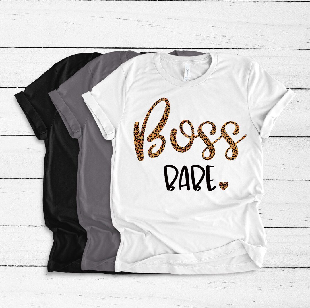 HTV Transfer - DIY Transfer- Boss Babe Transfer- Cheetah Vinyl ...