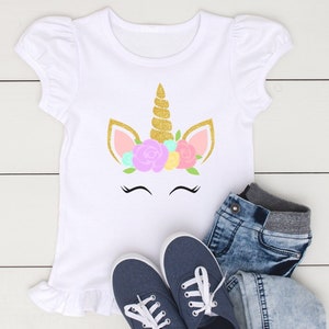 HTV transfer - DIY Transfer - unicorn transfer - kids transfer - girls transfer