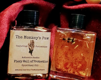 Muro de protección ardiente 15 ml Hoodoo auténtico
