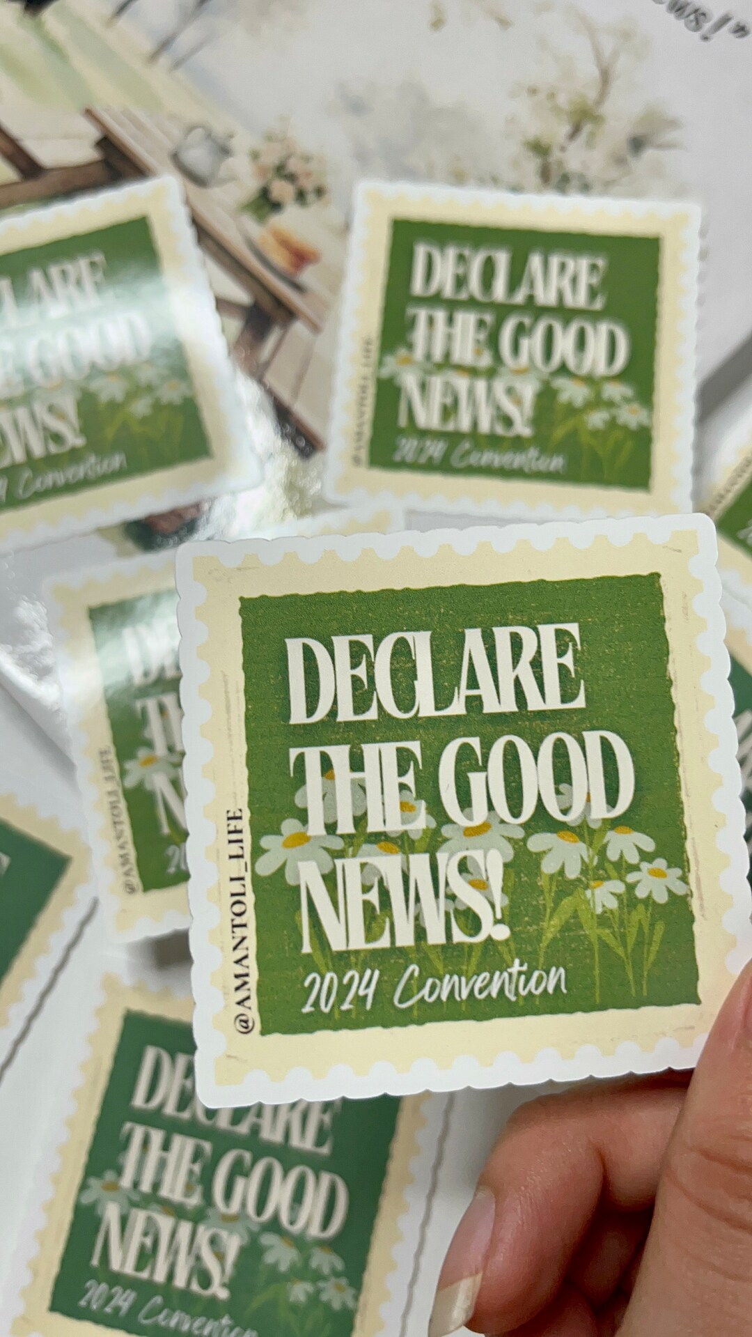 Declare the Good News Vinyl Stickers Convention 2024 Special Convention Jw Pioneer Gifts
