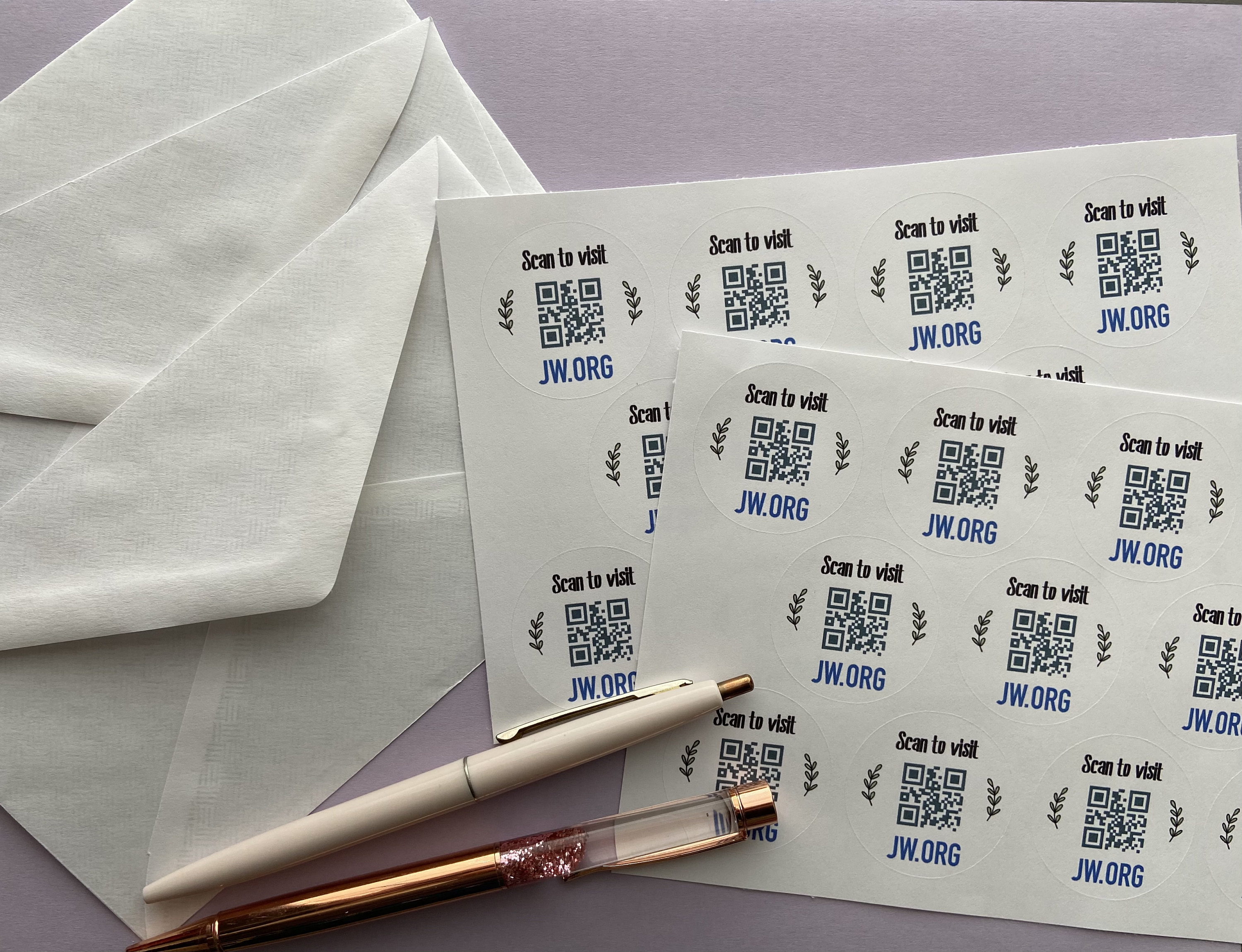 Visita pegatinas para sobres /Jw stickers / jw Etsy