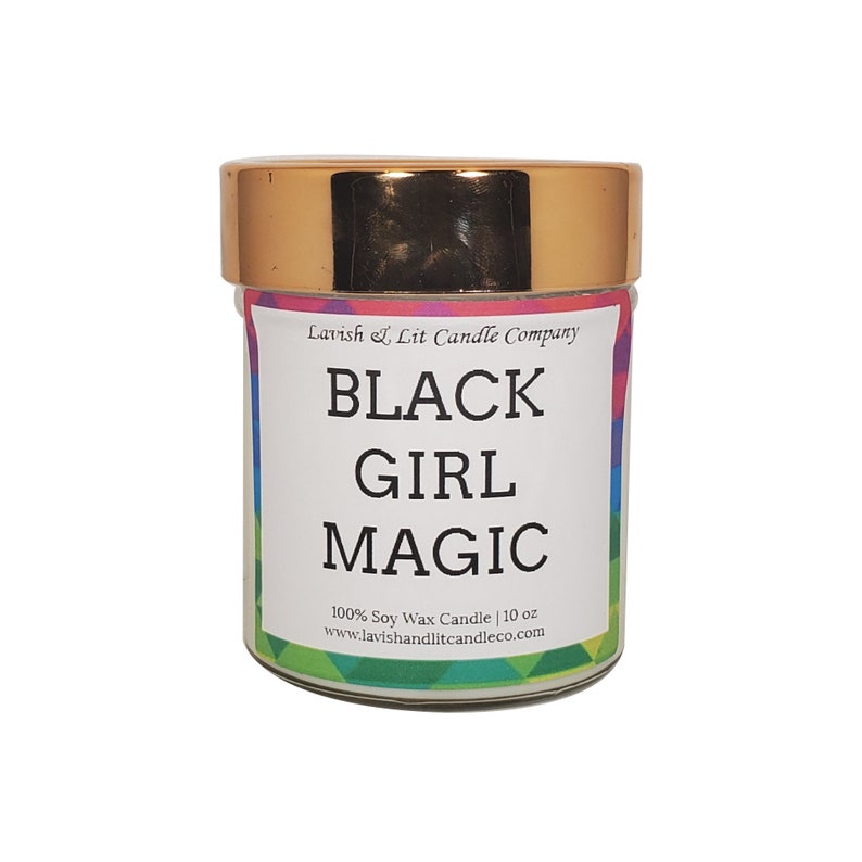 Black Girl Magic Scented Candle Soy Candle Gift for Wife Etsy
