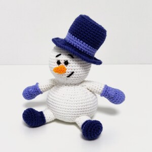 Snowman stuffed animal. Stocking stuffers for kids. Snowman gift for boy. Christmas gifts for girls. Baby girl first Christmas ornament.