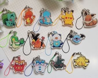 PKMN Acrylic Epoxy Charms