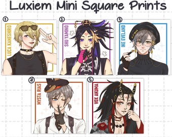 Luxiem Mini Square Prints [NIJISANJI EN] (50% off)
