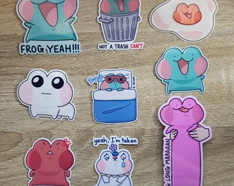 Cute Original Frog Stickers