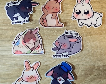 Cute Bunny Stickers