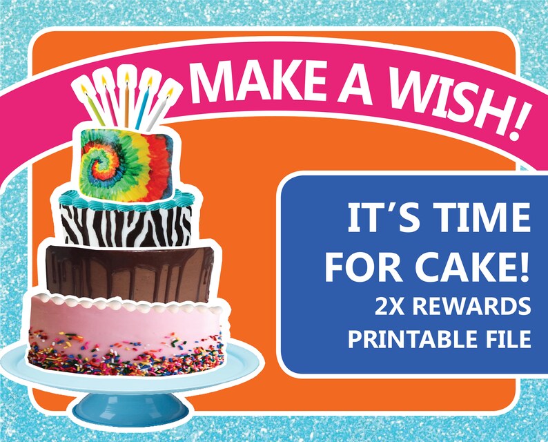 Birthday Cake Reward System Etsy