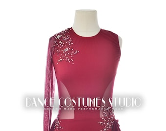 Dance costume | Custom dance costumes for competition | Jazz Dance Costume | Lyrical Costume | Leotard | Performance