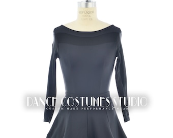 Pre-teen ballroom, Dance ballroom dress for kids, Latin Ballroom Competition dress, Standard dance dress,  Three piece Dress