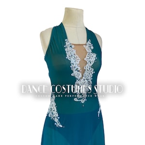 Custom Dance Costume | Jazz | Lyrical | Contemporary | 2 PC costume with feathers | Performance costumes | Girls Dance costumes | Pole Dance