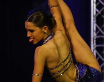 Dance costume | Latin dance costume | Custom dance costumes for competition | Latin ballroom dresses | Bachata leotard