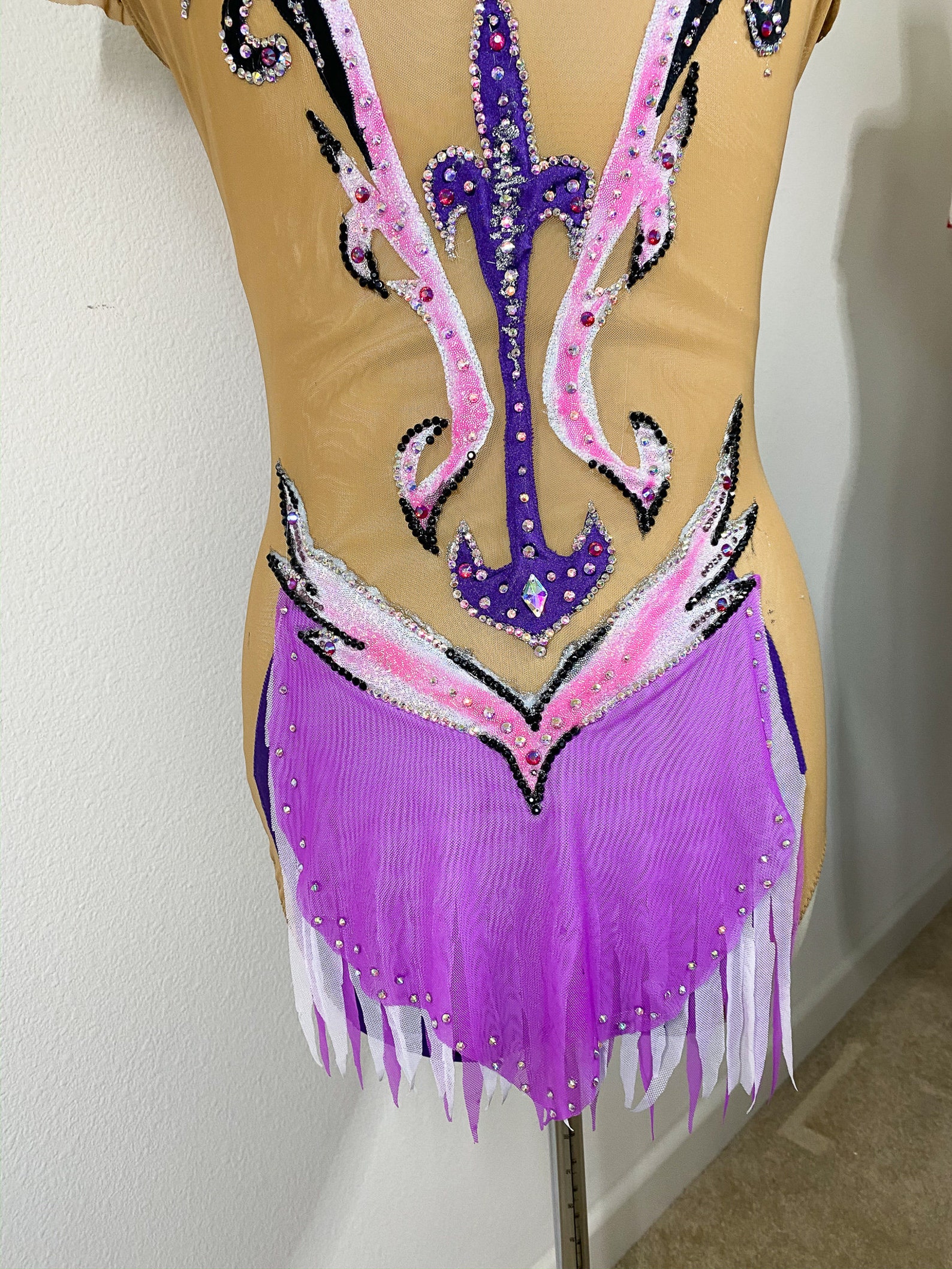 Rhythmic Gymnastics Dress Dance Performance Costume Etsy