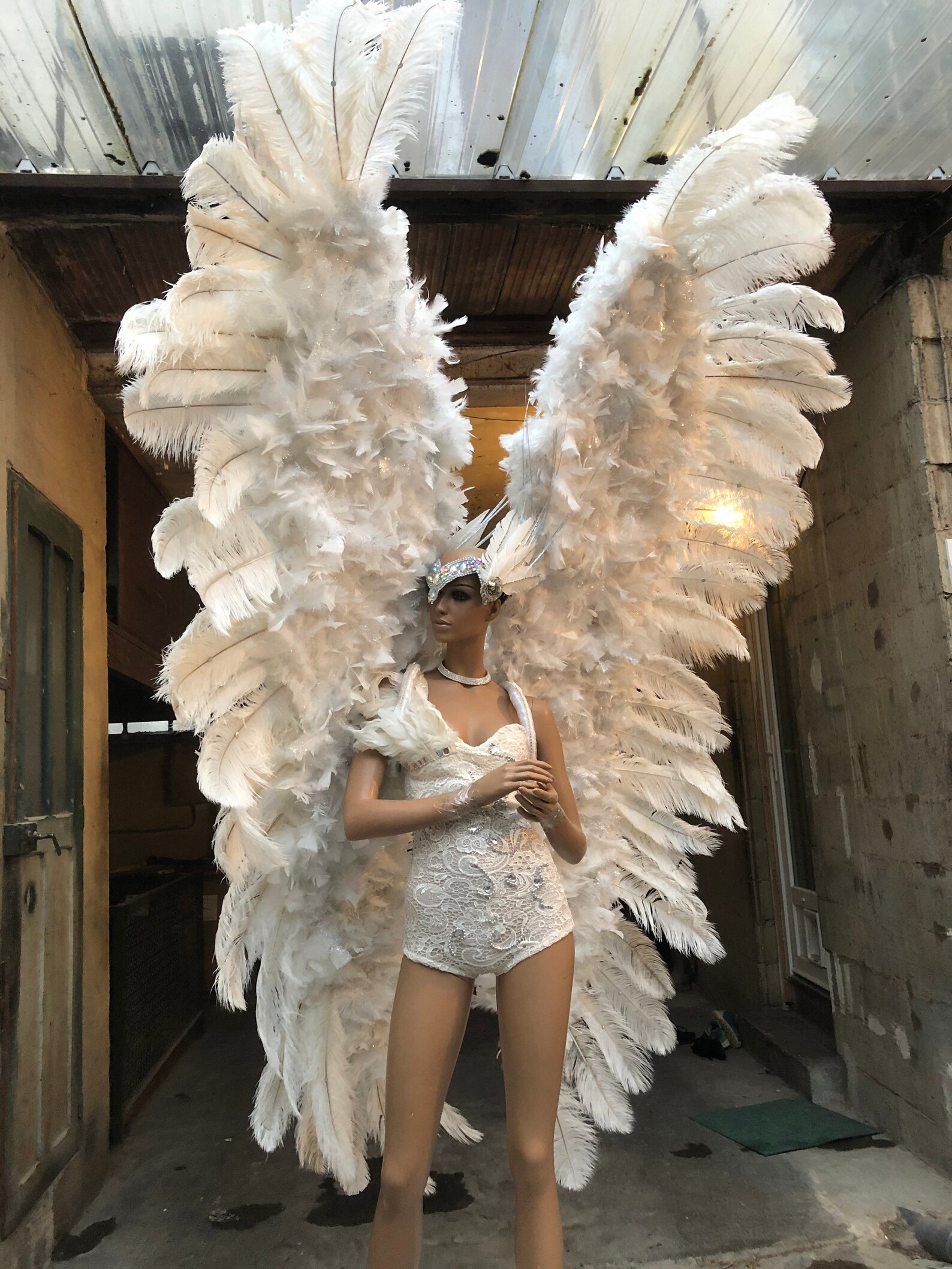 Big Angel Wings Victoria Secret Luxury Event High Size Ostrich Feathers