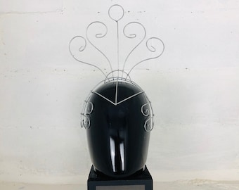 Headdress frame, aramagem cabeça, headdress wire frame