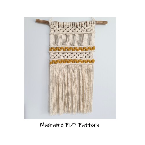 Large Macrame Wall Hanging Pattern Etsy Canada