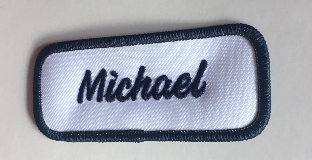 Embroidery Custom Patches Name Patches Embroidered Uniform Etsy