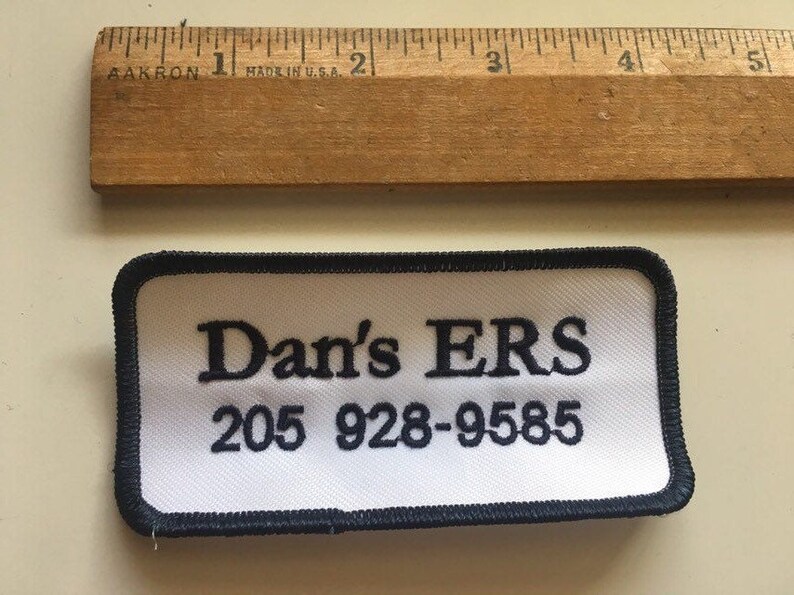 Name Iron On Patches Name Patches Embroidered Uniform Patches Etsy