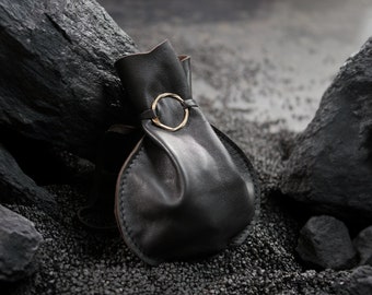 Ember Forge Leather Dice Pouch - Genuine Leather