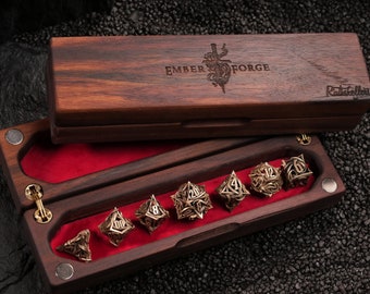 Ember Forge SMALL Premium dice box made by Rathskellers