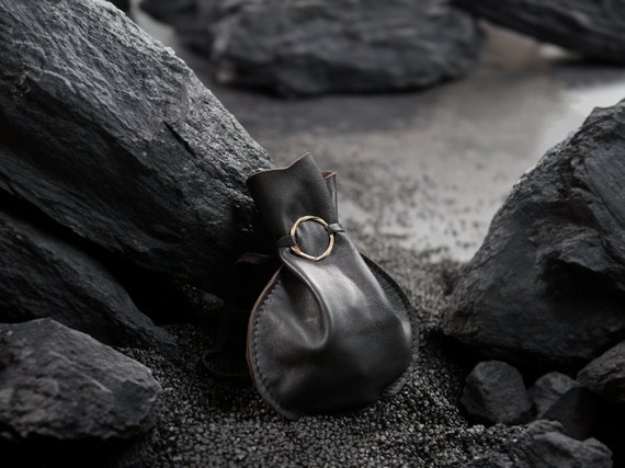 Ember Forge Leather Dice Pouch - Genuine Leather