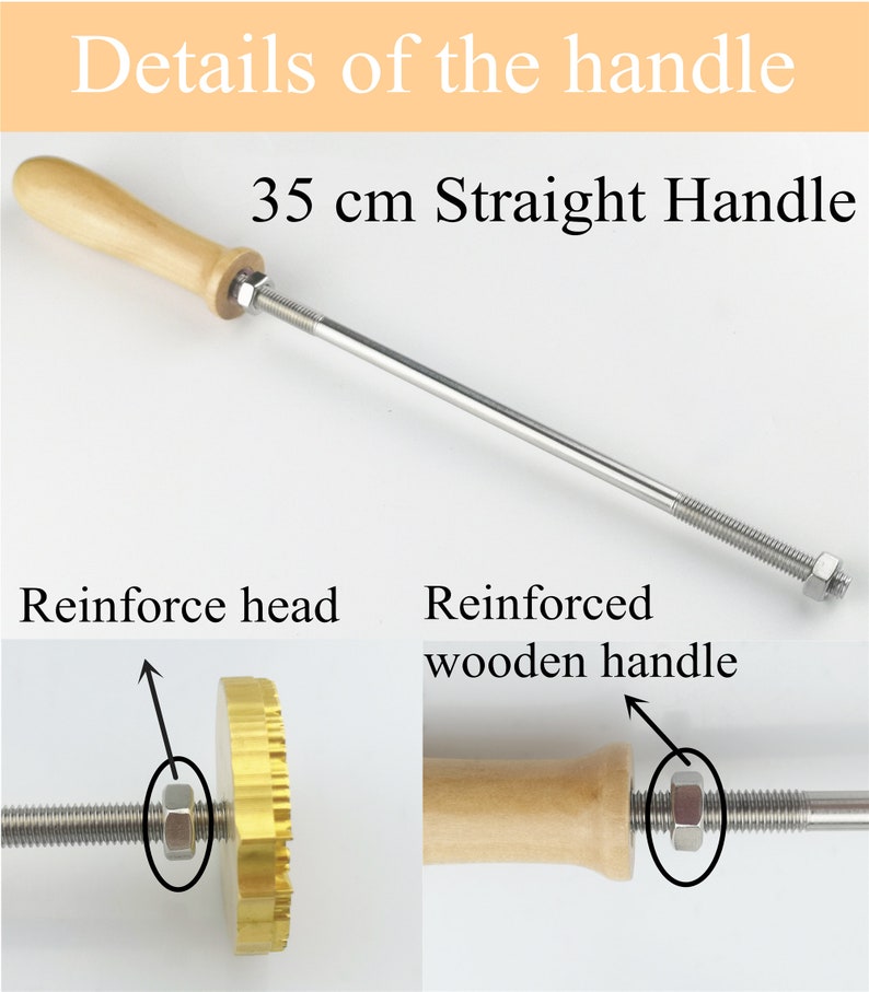 Custom wood branding iron for woodworkers / Wood burning stamp Etsy