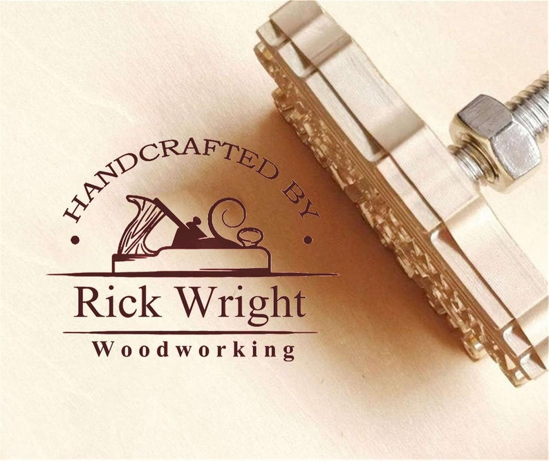 Custom wood burning stamp / Woodworking brand / Personalized Etsy