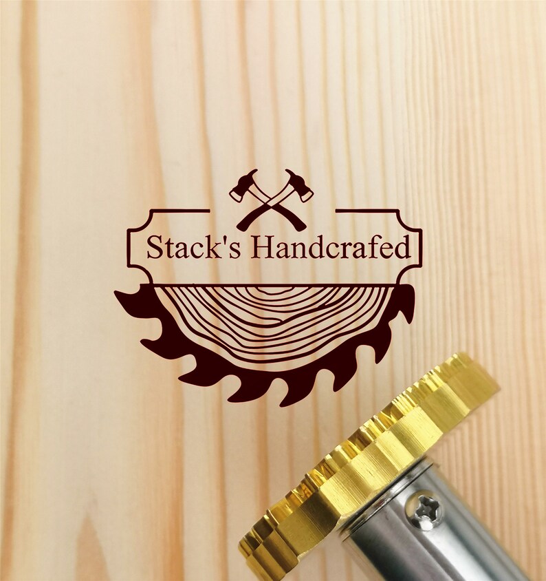 Branding iron / Custom wood burning stamp / Leather stamps / Etsy