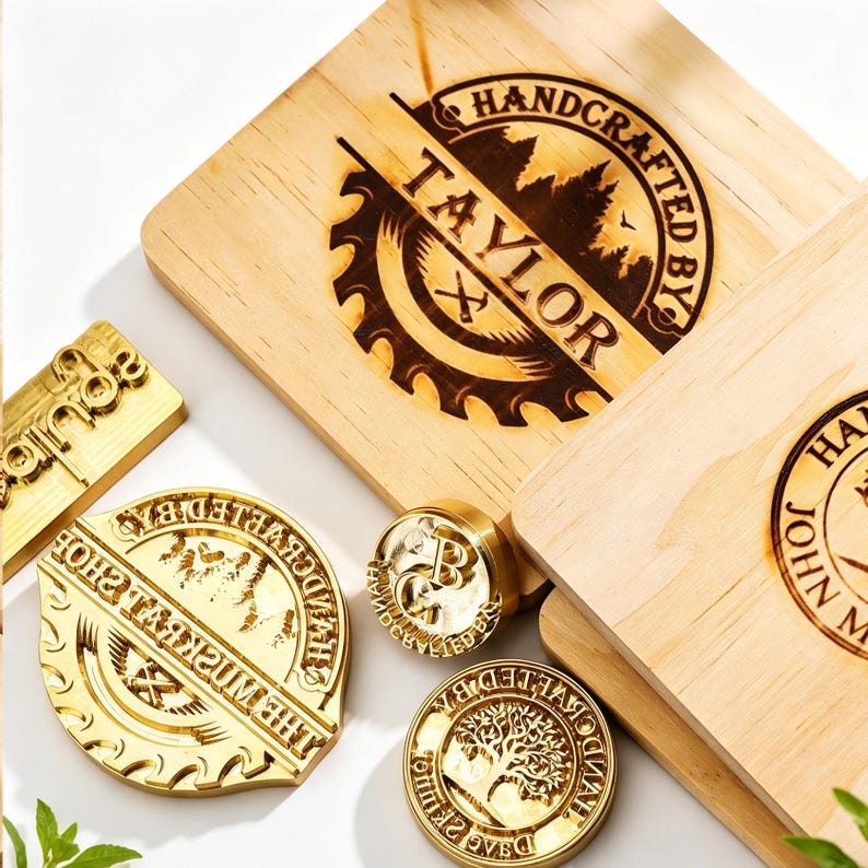 Custom Branding Iron for Woodworking, Personalized Adjustable Temp Electric Wood Burning Stamp for Gift, Wood Branding Iron Custom image 10