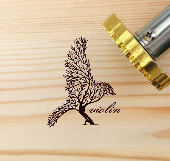 Wood burning stamp / Custom wood branding iron / Custom logo Etsy