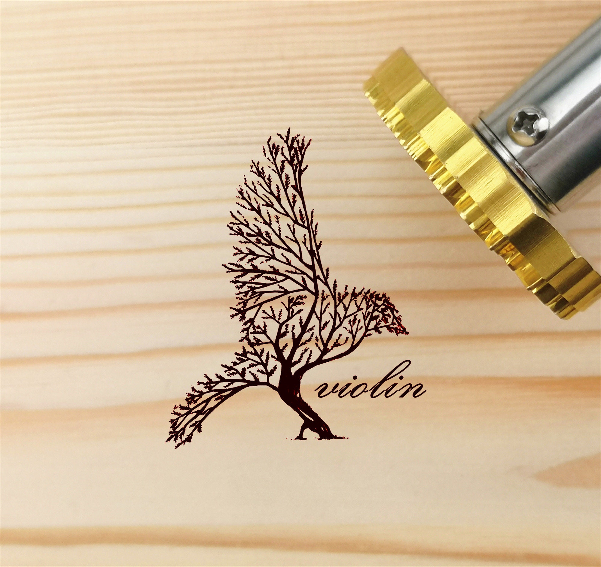 Wood burning stamp / Custom wood branding iron / Custom logo | Etsy