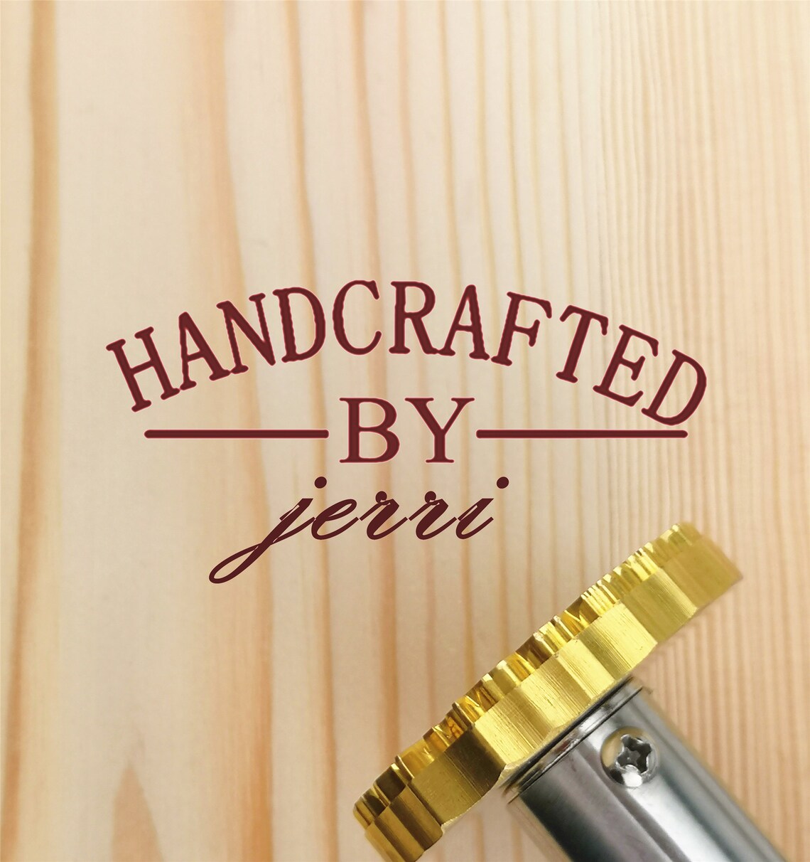 Wood burning stamp / Custom logo design branding / Branding Etsy