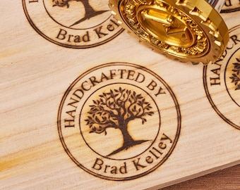 Benutzerdefinierter Holzstempel für Geschenke zur Holzarbeit, Brandeisen für Holz, Holzstempel, Holzbrandstempel, BBQ,Burger,Holzarbeiter