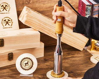 Custom branding iron for woodworking , Any logo can be engraved , Electric wood stamp custom , Custom wood burning stamp for gift