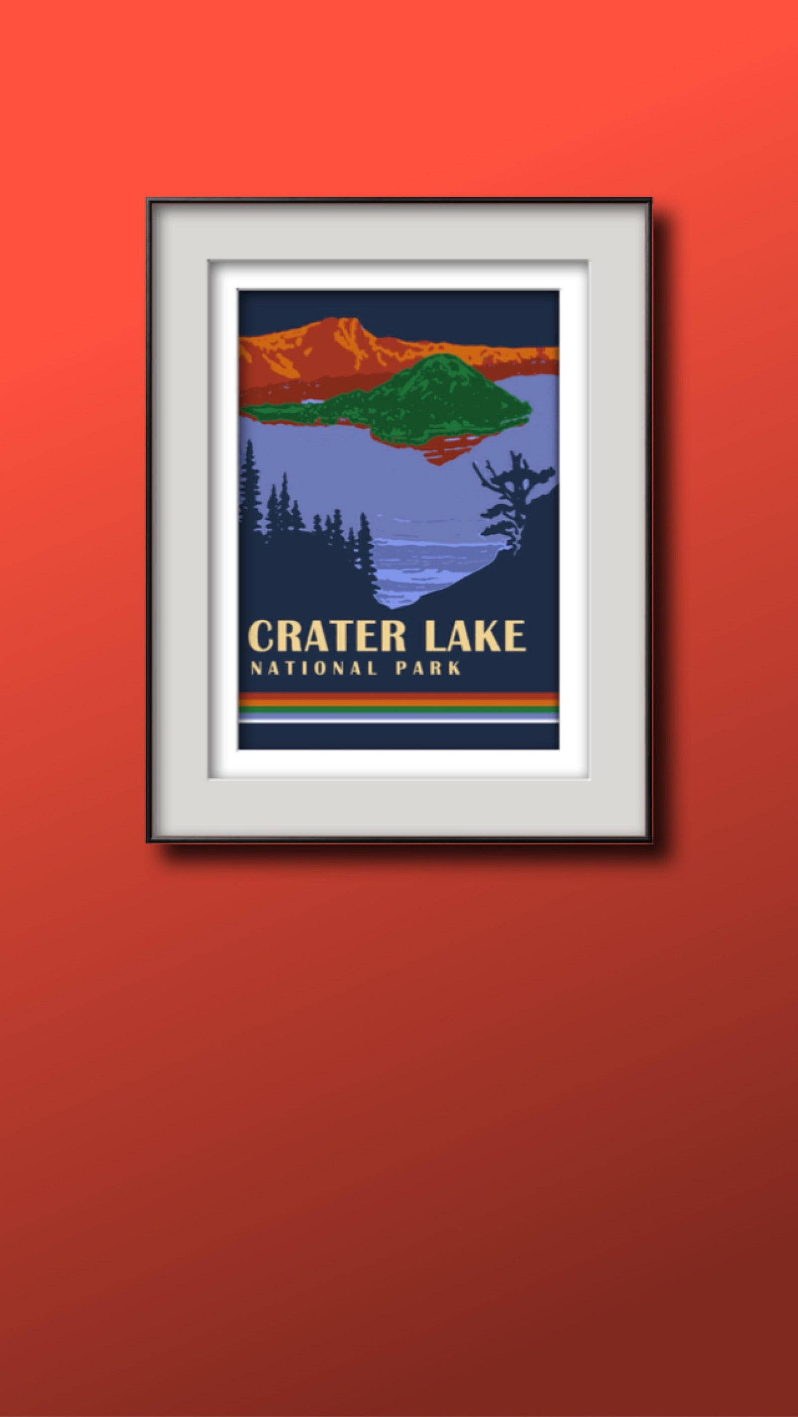 Crater Lake National Park Digital Print - Etsy
