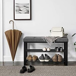 Storage Bench With Cushion Etsy