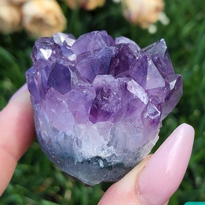 Amethyst Crystal Cake, Choose Your Mini Purple Cluster for Decor or Crystal Grids