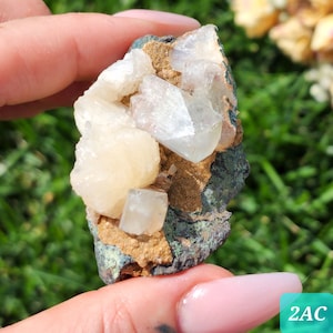 Apophyllite, Zeolite, and Stilbite Crystal Clusters, Choose Your Small Mineral Specimen for Decor, Gifts, or Crystal Grids