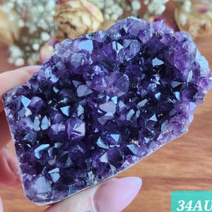 AAA Amethyst Clusters from Uruguay, Choose Your Raw Crystal Specimen for Home Decor or Crystal Grids