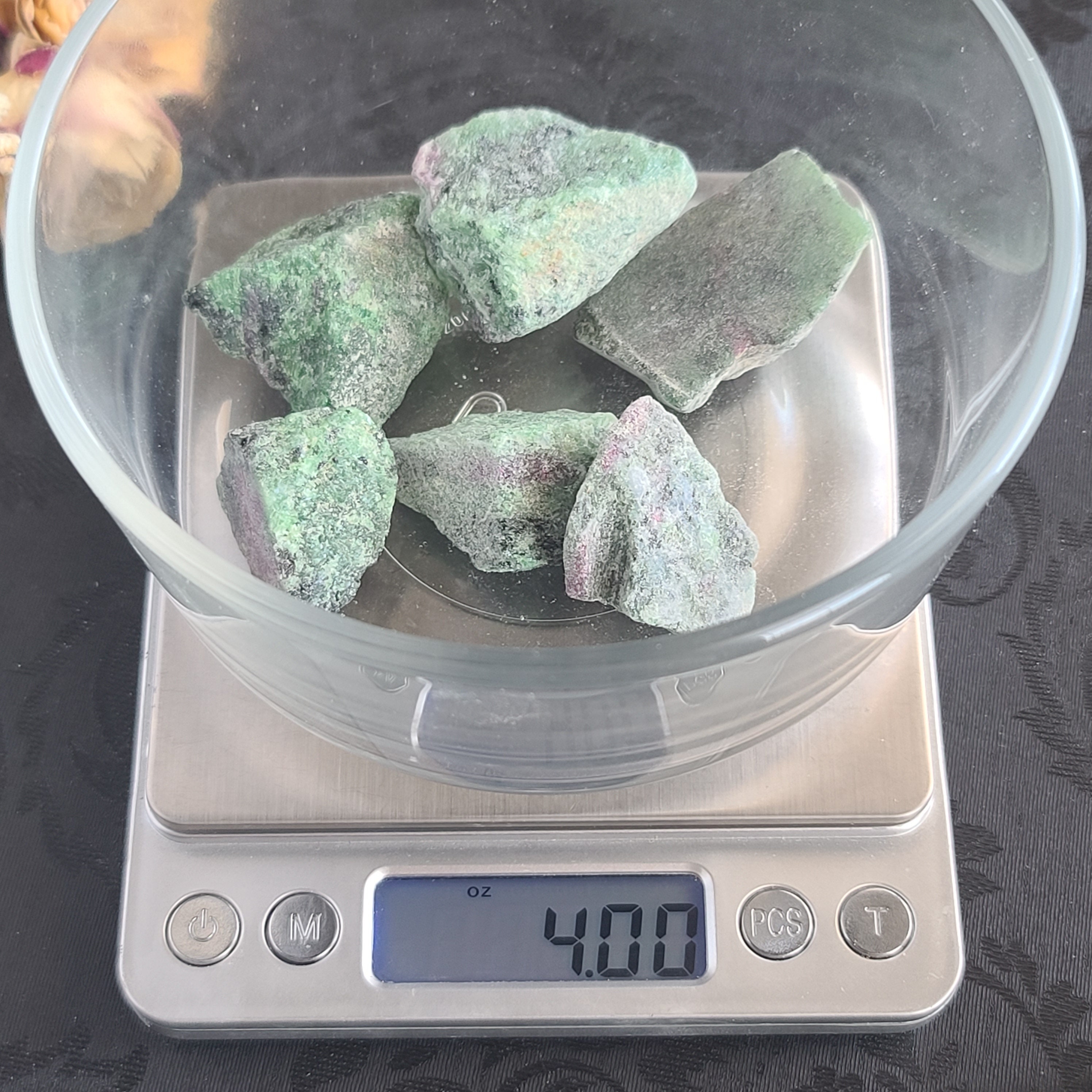 Ruby Bulku Ruby Zoisite Rough Crystal Chunks, Bulk Lots of Natural Gemstones for ...