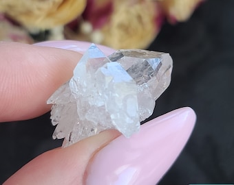 Clear Quartz Cluster, Choose Your Small Arkansas Quartz Crystal for Jewelry Making or Crystal Grids (2QC)
