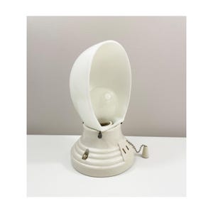 Refurbished Art Deco Porcelain Shaded Wall Sconce with Pull Chain - 1920&#39;s 1930&#39;s - SINGLE - Paulding