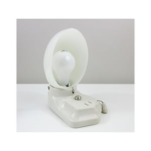 Refurbished Art Deco Porcelain Shaded Wall Sconce with Pull Chain - 1920&#39;s 1930&#39;s - SINGLE - Paulding